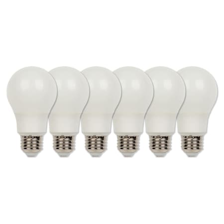 Bulb LED 9W 120V A19 Omni 2700K Soft White E26 Med Base, 6PK